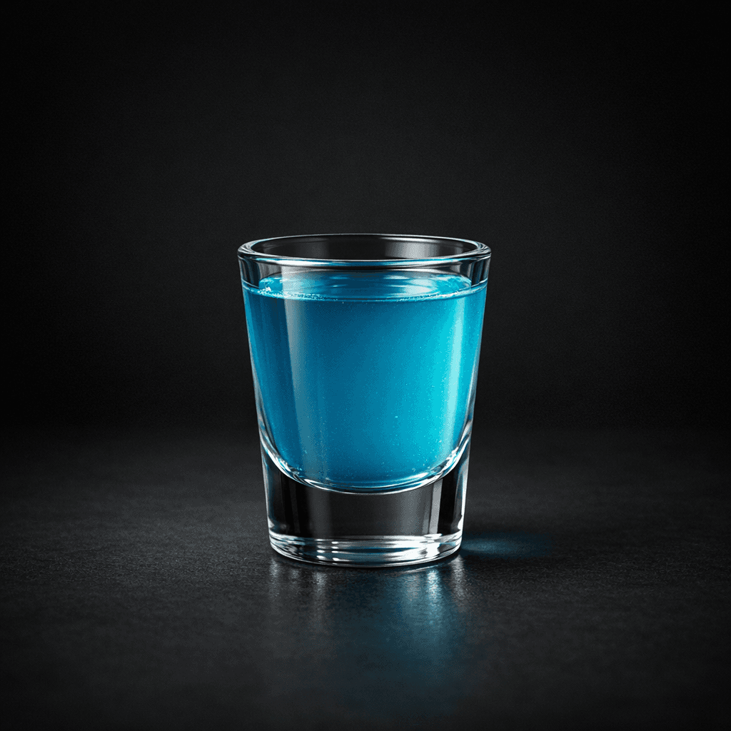Blue Lagoon Shot shot