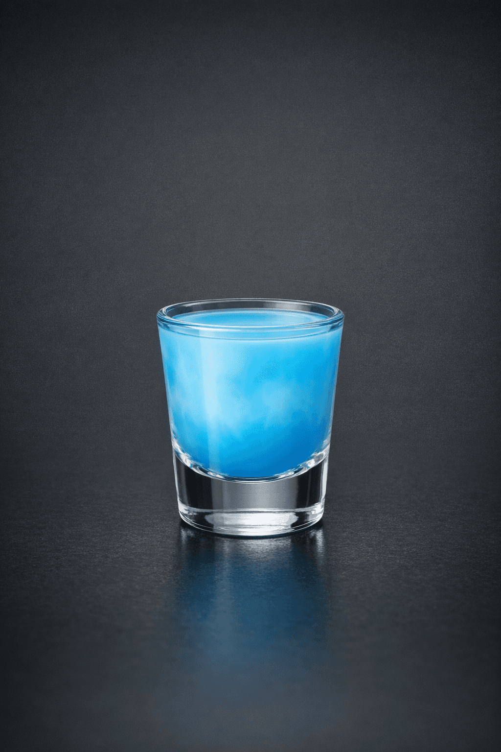 Blue Ribbon Stack served in a shot glass
