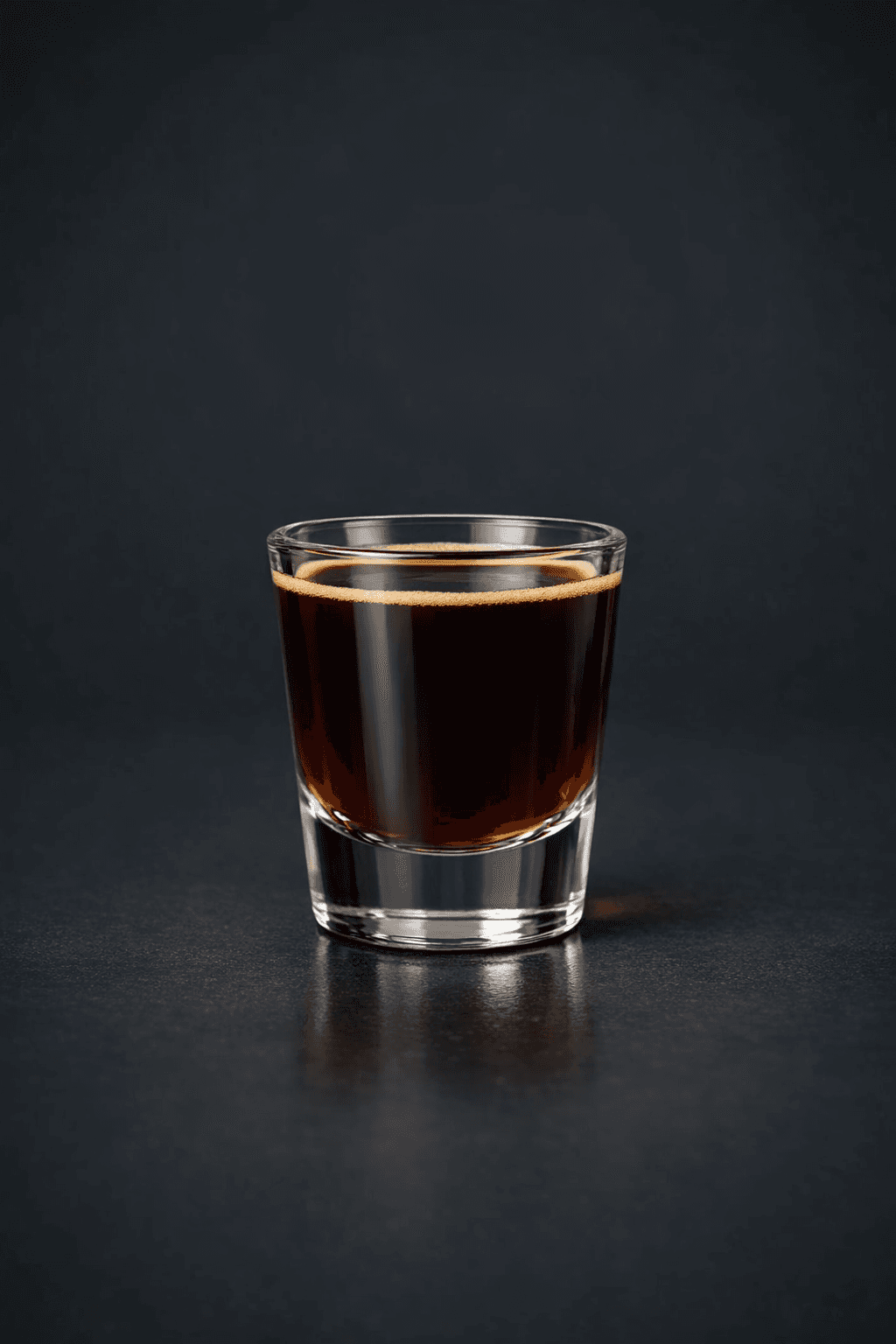 Caffeine Camera served in a shot glass