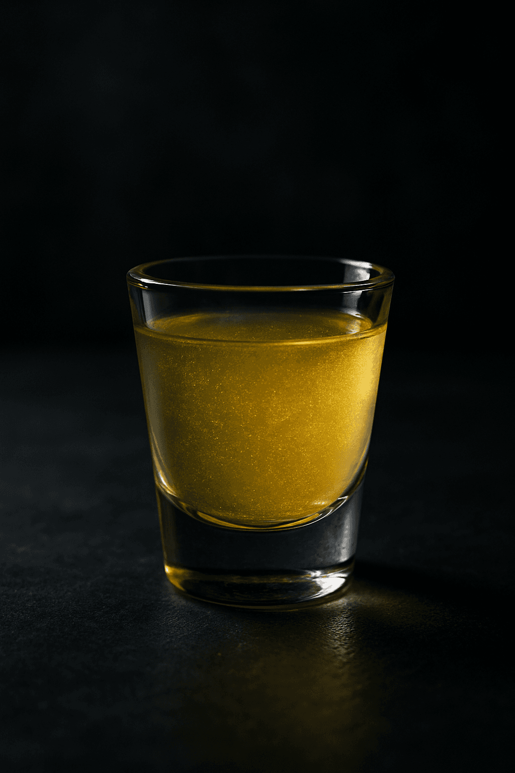 Camera Ready served in a shot glass