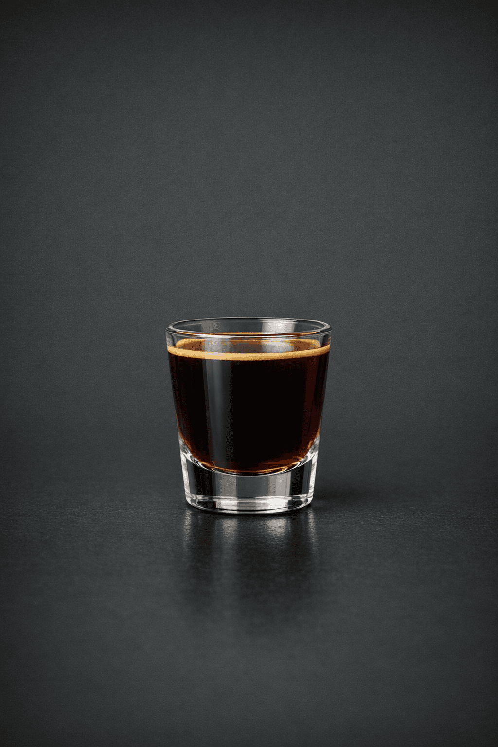 Display Case served in a shot glass