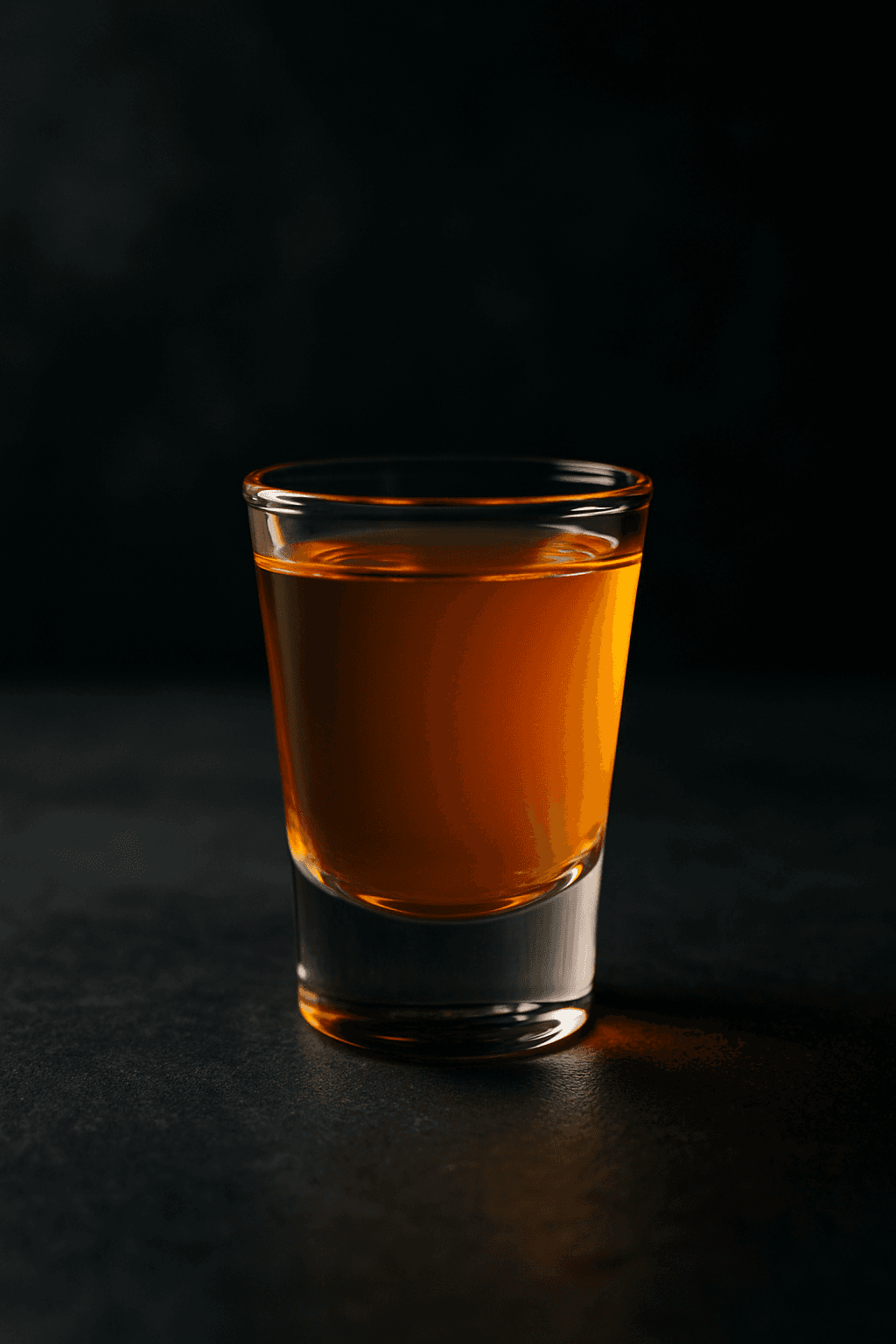 Flashbulb served in a shot glass