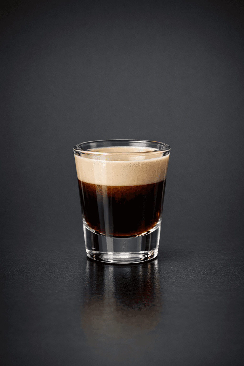 Late Count served in a shot glass