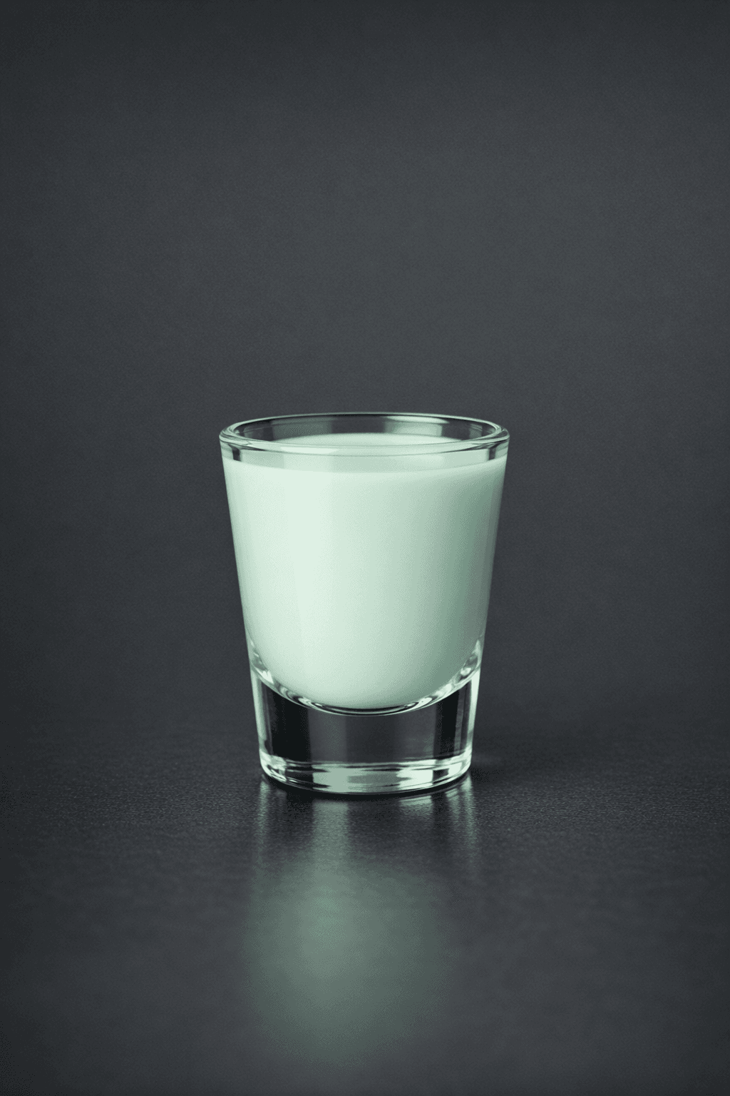 Mint Count served in a shot glass
