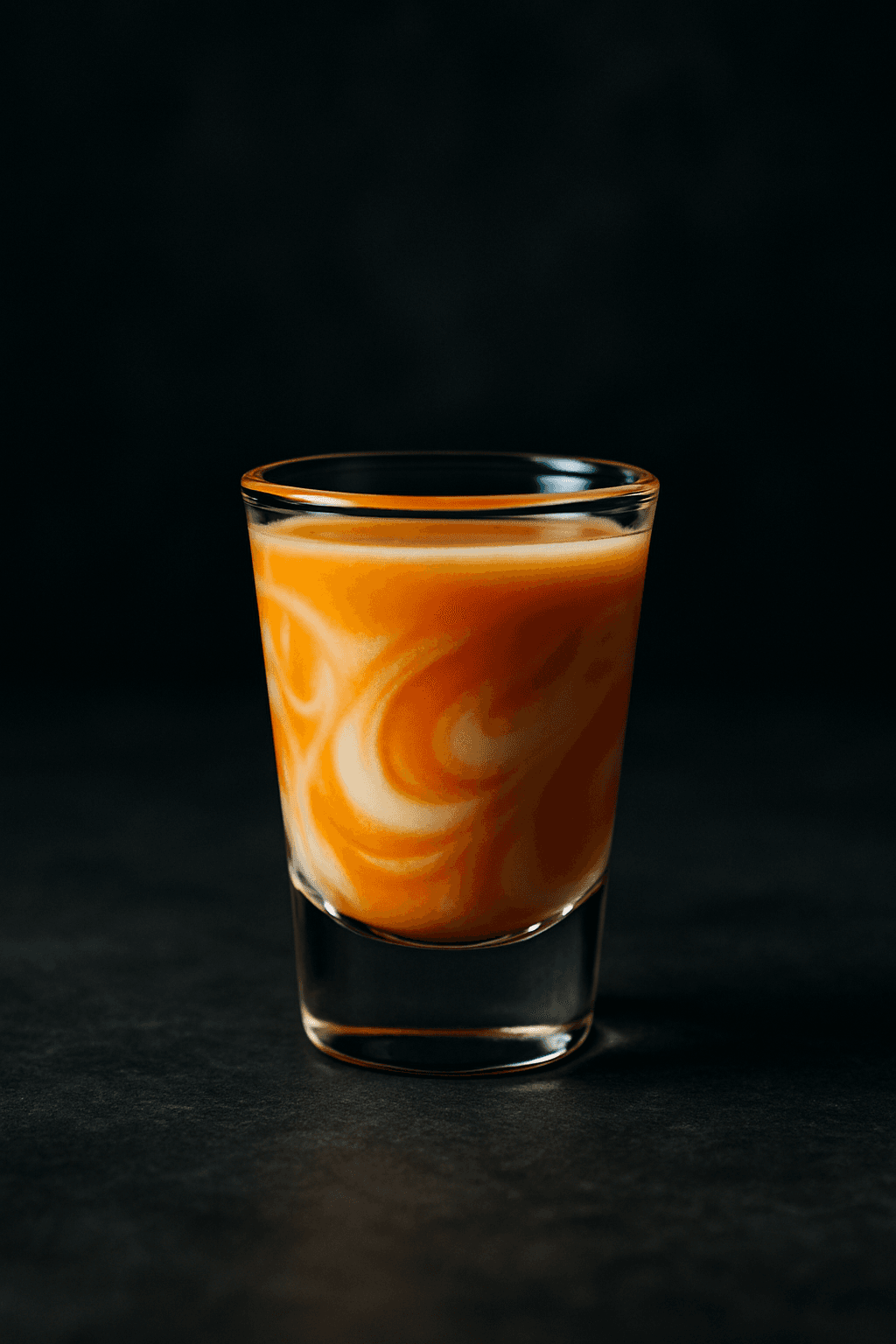 Orange Cream Pop shot