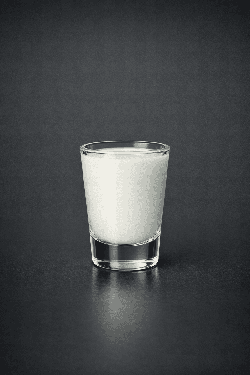 Peppermint Trophy served in a shot glass