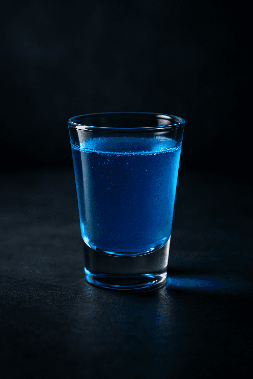 Spotlight Snap served in a shot glass