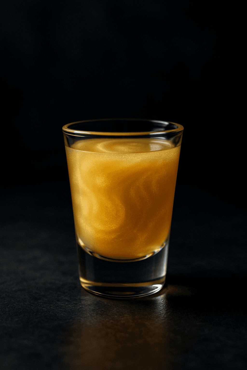 World Tour served in a shot glass
