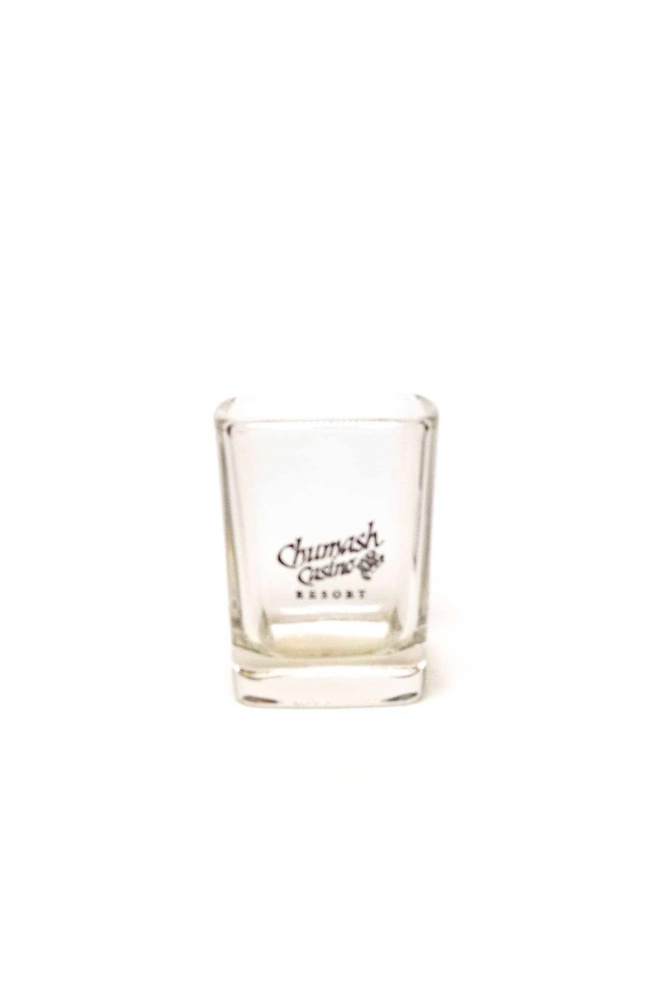 Chumash Casino shot glass from the collection