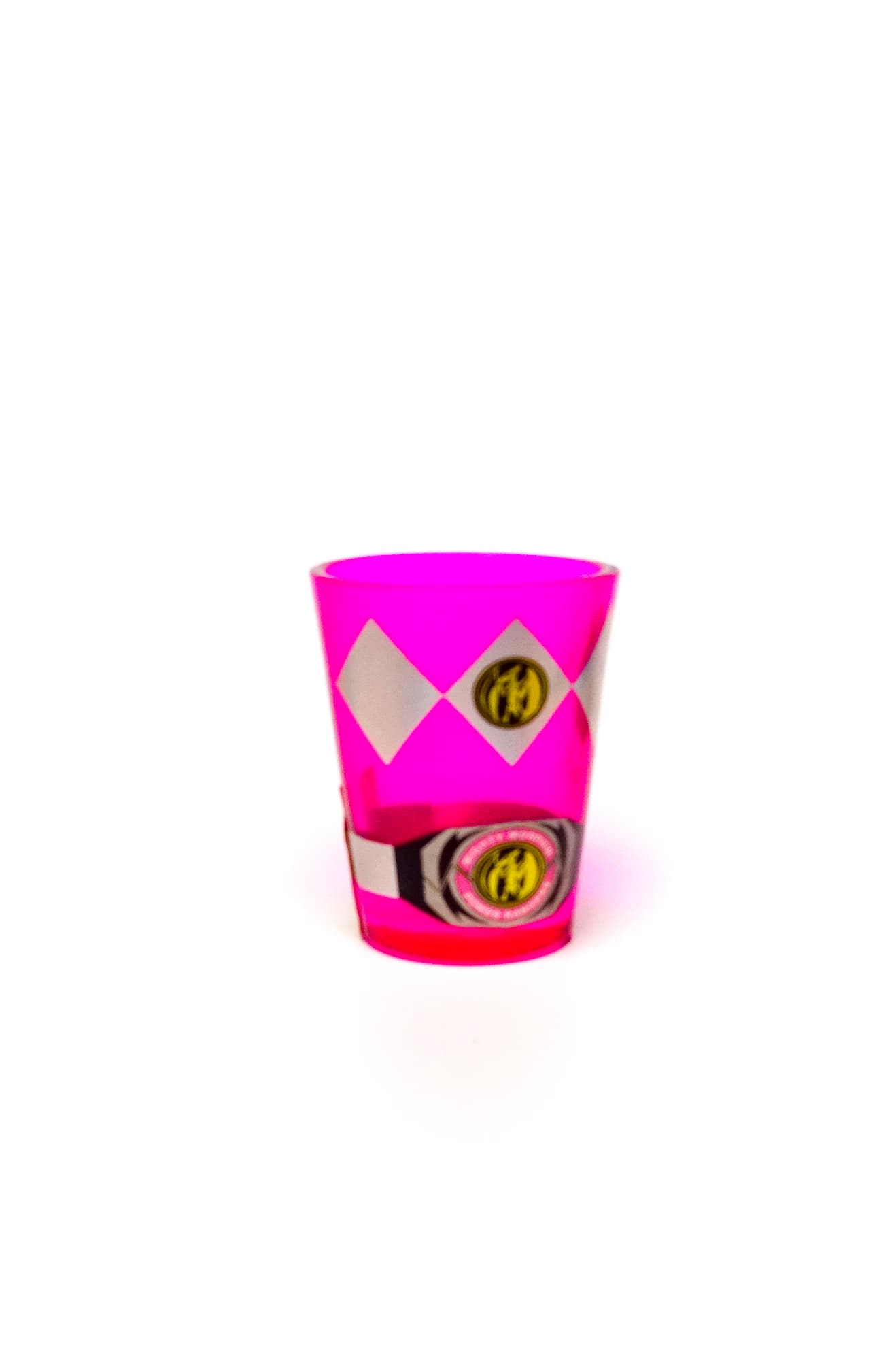 Power Rangers shot glass from the collection