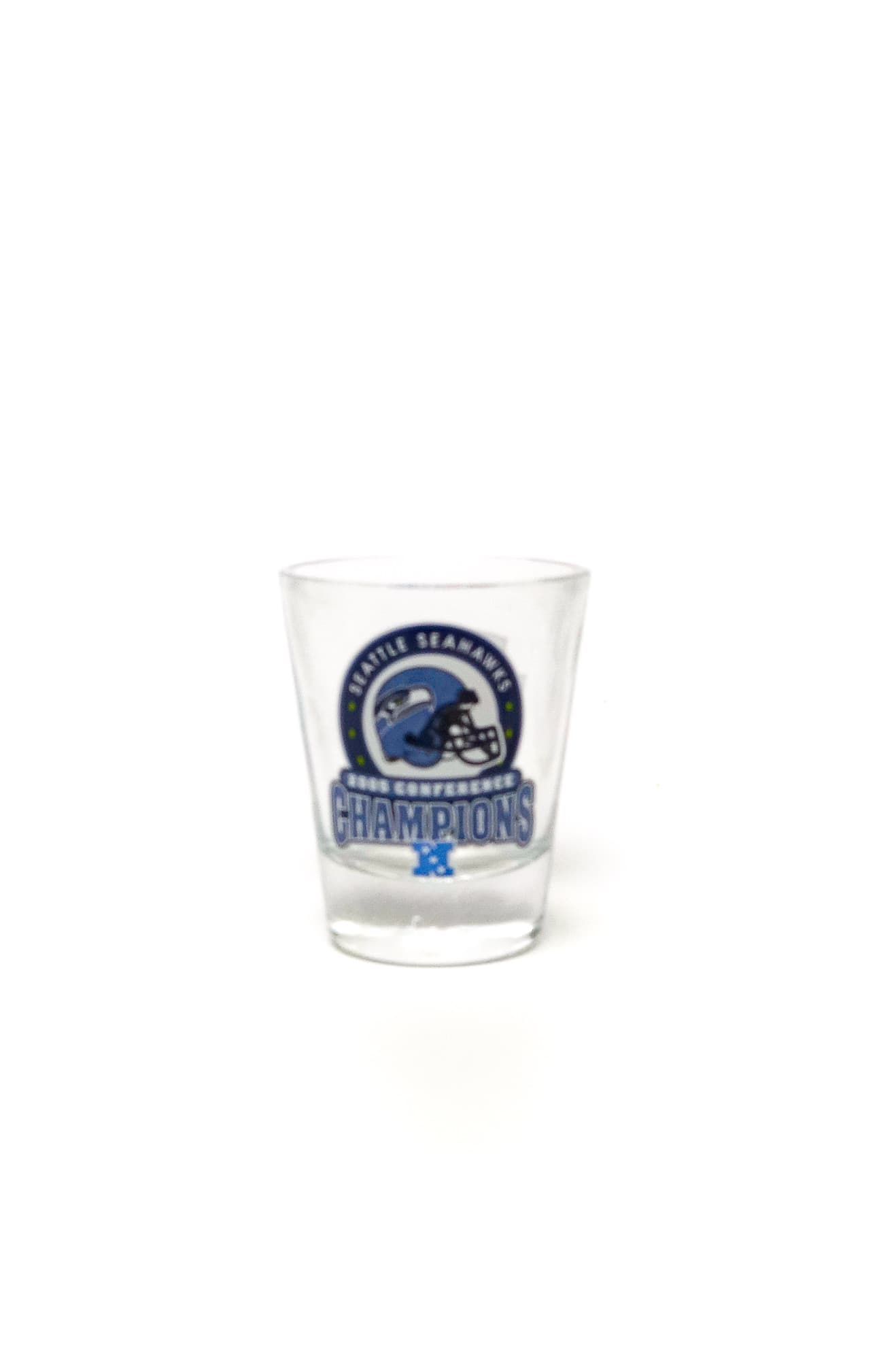 Seattle Seahawks conference champions shot glass from the collection