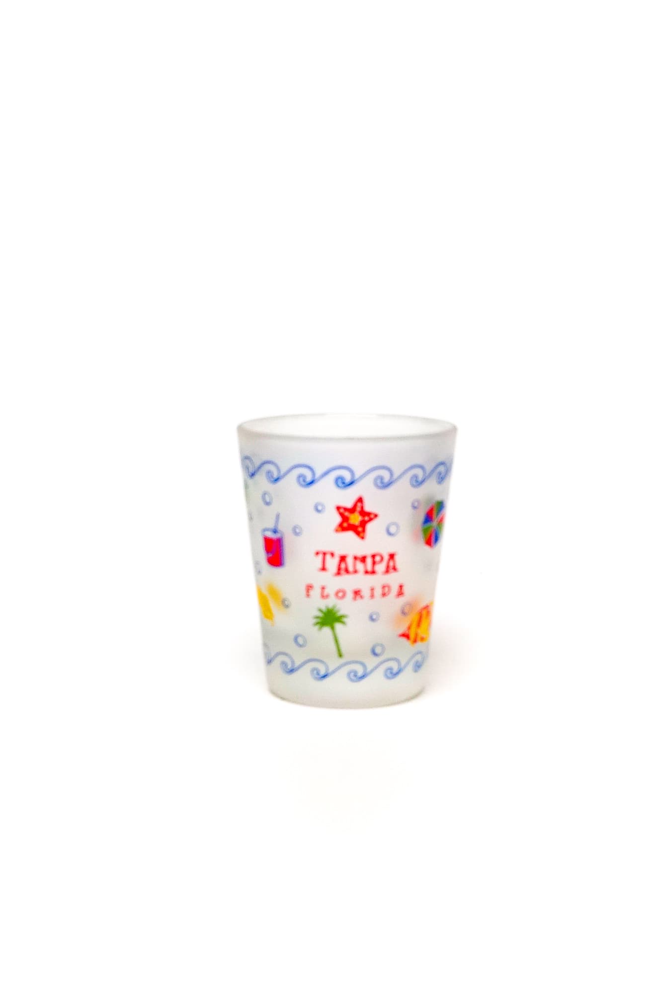 Tampa Florida shot glass from the collection