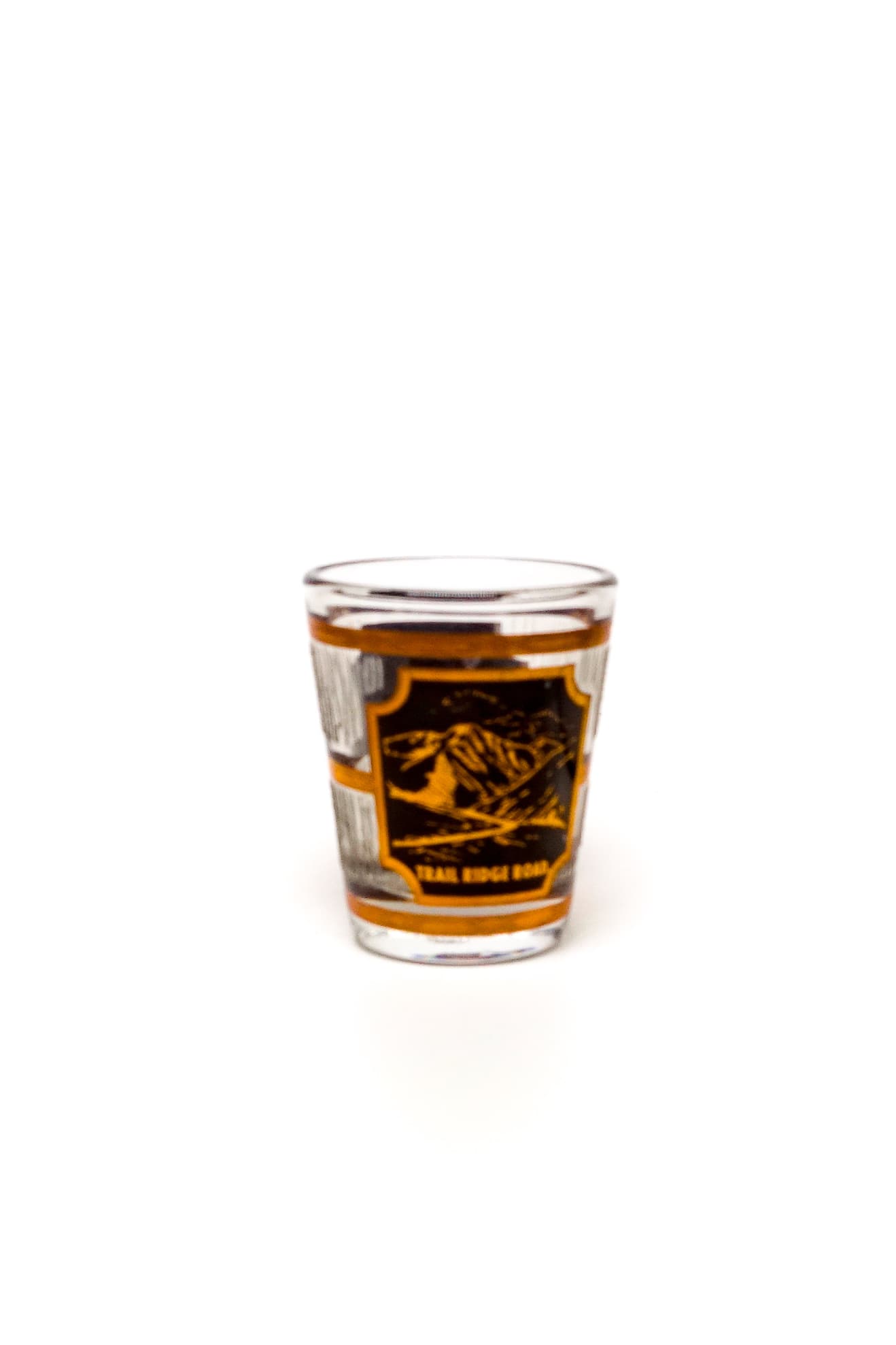 Trail Ridge Rum shot glass from the collection
