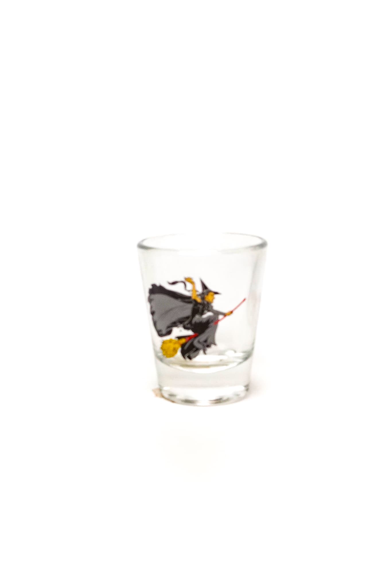 Witch themed holiday shot glass from the collection
