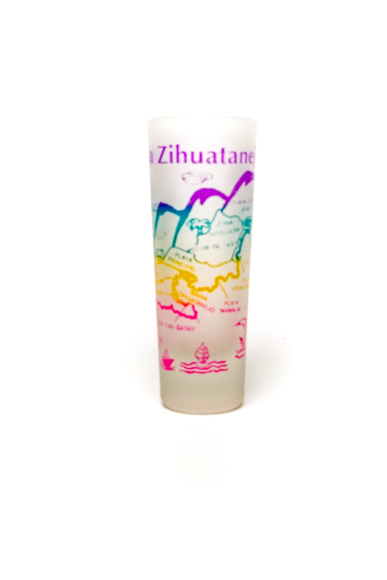 Zihuatanejo Mexico shot glass from the collection